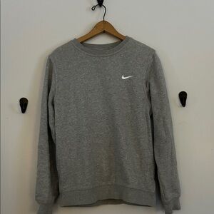 Nike Men's Heather Gray Crewneck Sweater